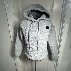 Under Armour Fleece Cropped Gray Hoodie